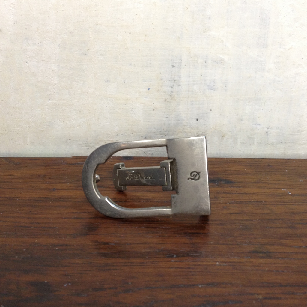 preloved kepala gesper ikat pinggang st dupont untuk strap 3 cm