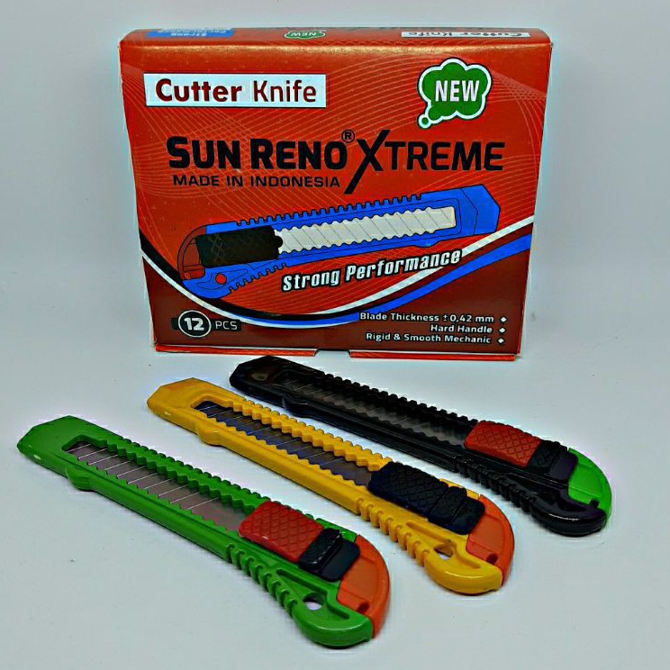 

Paling Popular CUTTER isi 12pcs CUTTER SUNRENO GROSIR Model Terkini