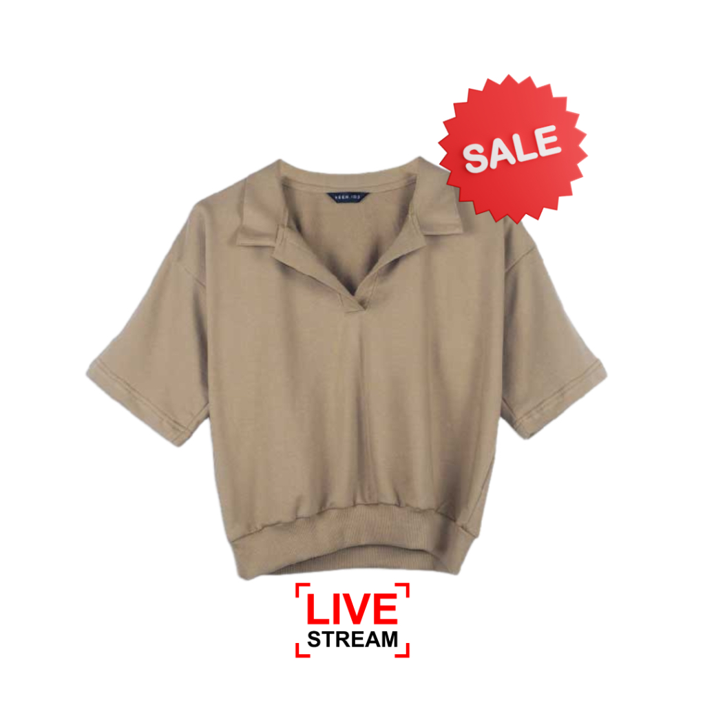 KEEN.IDD KIDS - Crop Terry Polo for Kids [ Live Streaming Sale ] | 1 - 6 years | Premium Cotton Terr