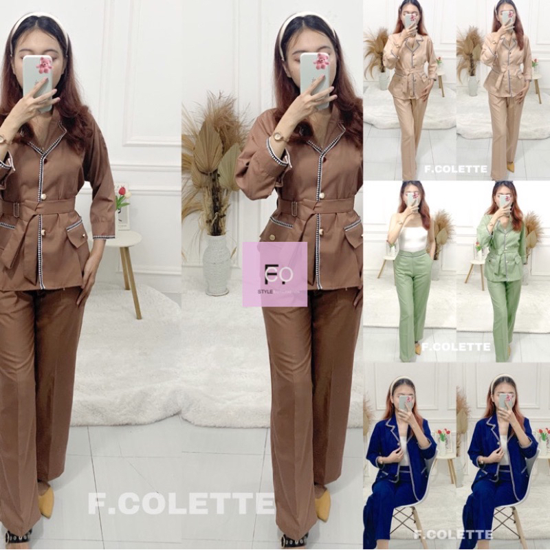[MODEL LIS] JENNIE BLAZER SET 3in1- ONE SET WANITA SETELAN WANITA / BLAZER WANITA / BAJU KANTOR WANI