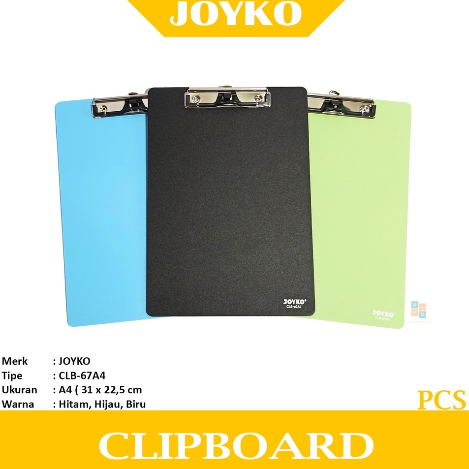 

Harga Promo JOYKO - Papan Jalan Clipboard CLB-67A4 - Pcs Murah