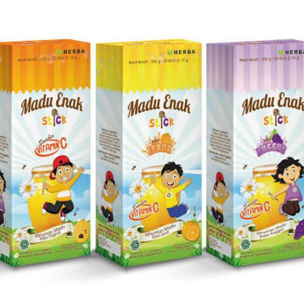 

[☄I12➢] ☘️MUMTAAZZTORE☘️ HERBA Madu Enak Stick 15gr Terlarisss