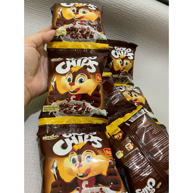 

Simba Renceng Choco Chips Isi 10 Bungkus