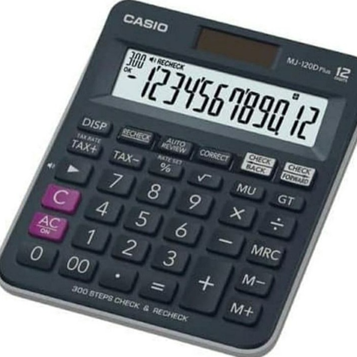 

Terkini CASIO MJ-120D PLUS - Check & Correct Calculator / Kalkulator Desktop Dijual Murah