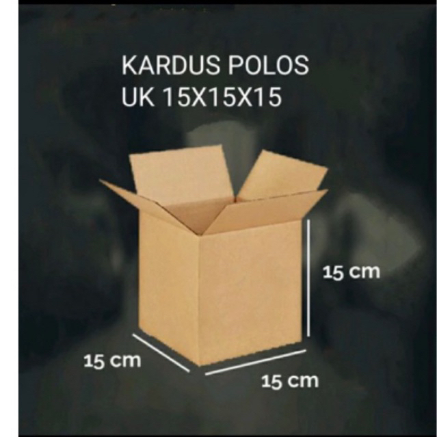 

kardus murah 15x15x15cm