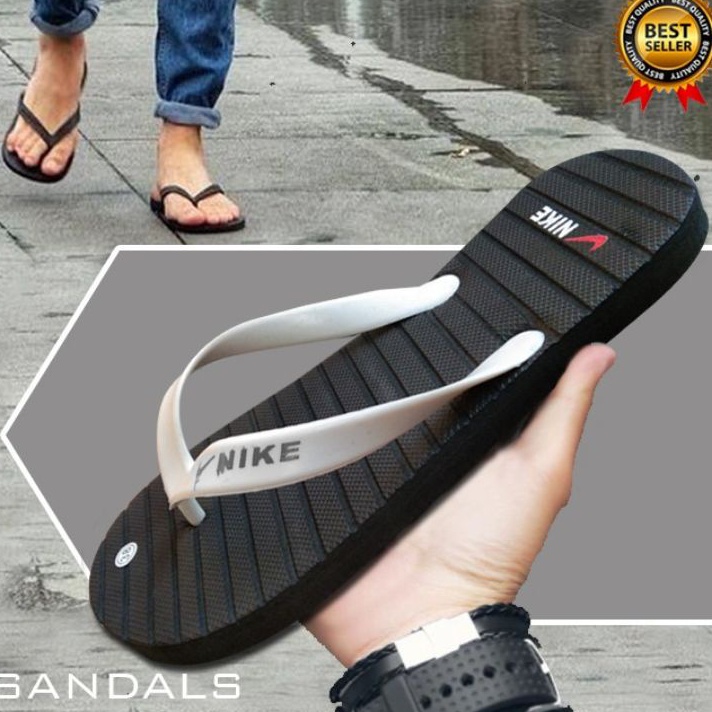 Ready SANDAL JEPIT SANDAL PRIA SANDAL CASUAL GARIS (AB06) Bayar Di Tempat