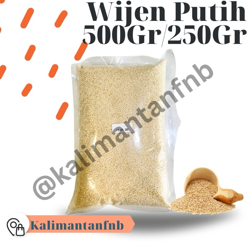 

Wijen Putih Premium 500gr 250gr White Sesame