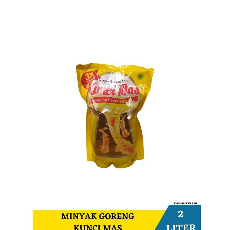 

D!ju4l Murah MINYAK GORENG KUNCI MAS POUCH 2LITER [48]