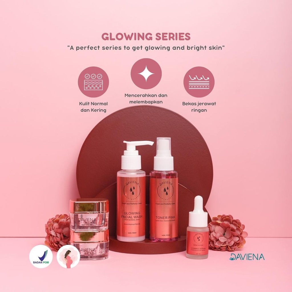 DAVIENA SKINCARE GLOWING SERIES | DAVIENASKINCARE GLOWING | DAVIENA | DAVINA | DAVINASKINCARE