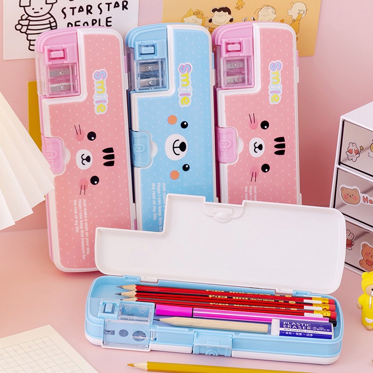 

Model Terkini Kotak Pensil Pencil Case Double-Layer Multifungsi Alat Tulis Sekolah Lucu Kapasitas Besar Terlaris