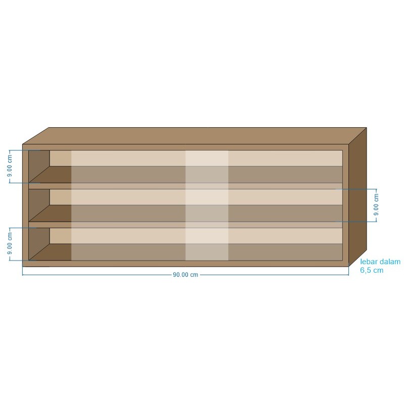 rak mainan thomas full kayu jati belanda 3 tingkat