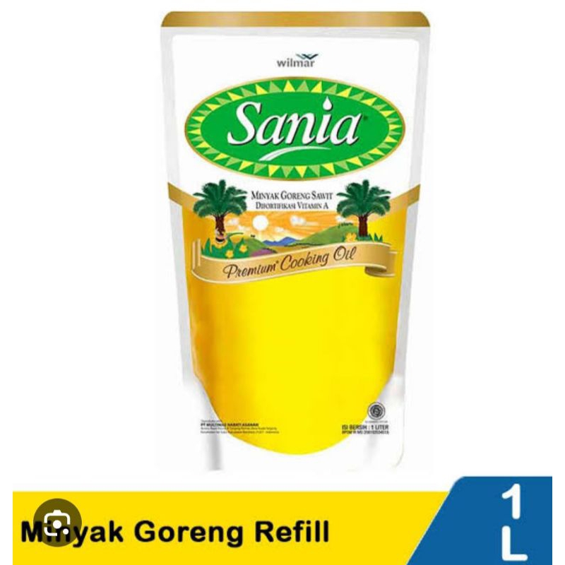 

Minyak goreng Sania 1liter / cooking oil