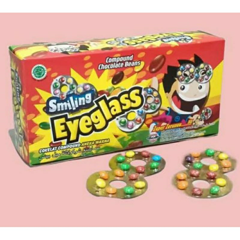 

cokelat smilling eye glass