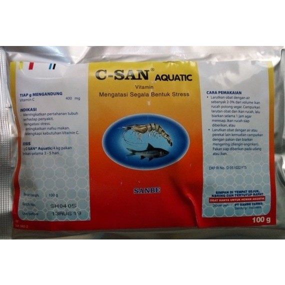 Vitamin C untuk Ikan - C-SAN Aquatic