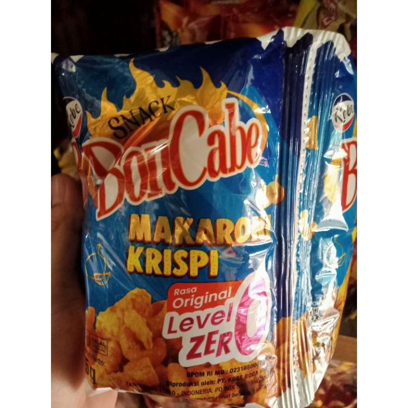 

Bon Cabe Snack Makaroni Krispi Rasa Original 10Pcs