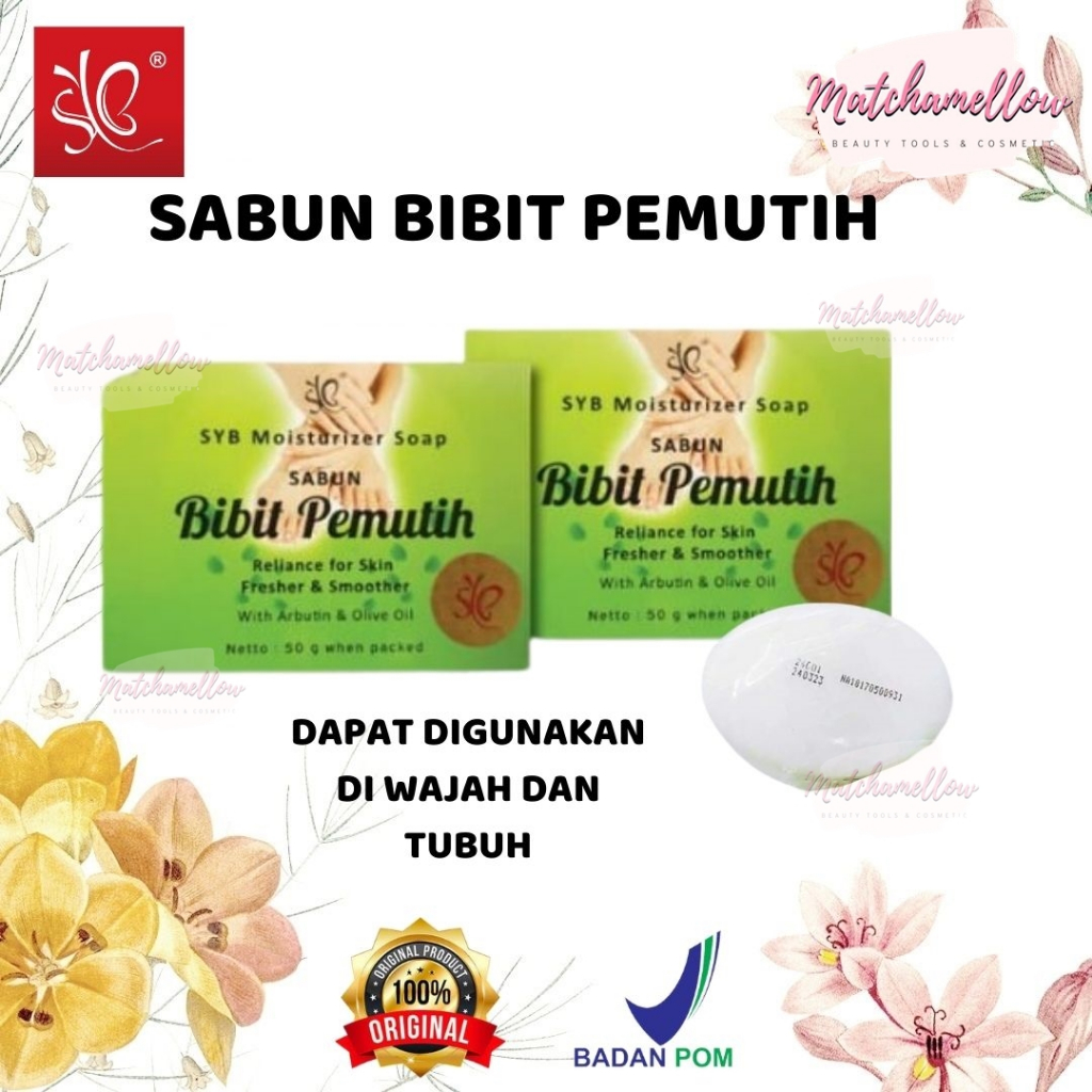 ❄️MATCHA❄️ SABUN BIBIT PEMUTIH BY SYB BPOM - WHITENING SOAP SYB - sabun wajah
