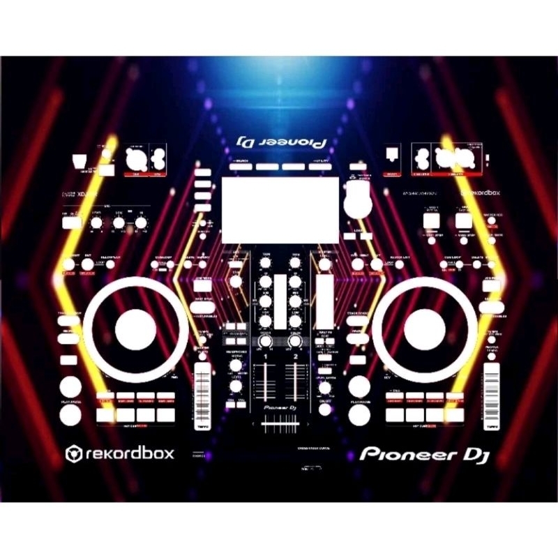 Stiker pelindung alat DJ XDJ-RR pioneer