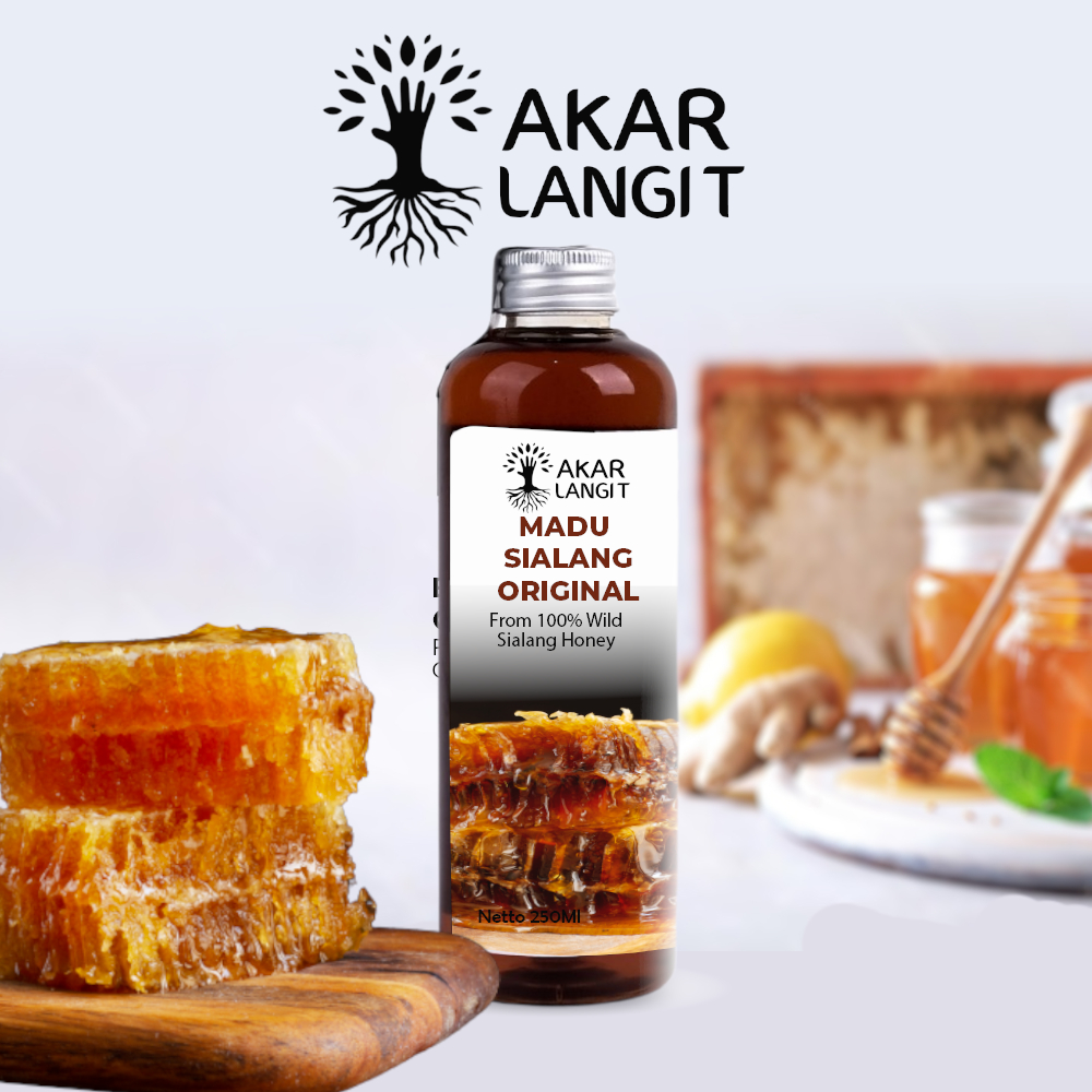 

Madu Hutan Sialang asli 250ML Akarlangit | Madu Hutan Sialang Asli Raw Honey Madu Murah