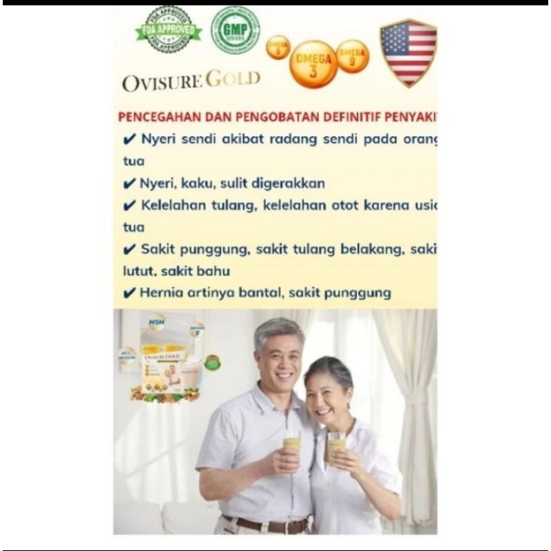 

ovisure Gold susu sendi multi khasiat tulang
