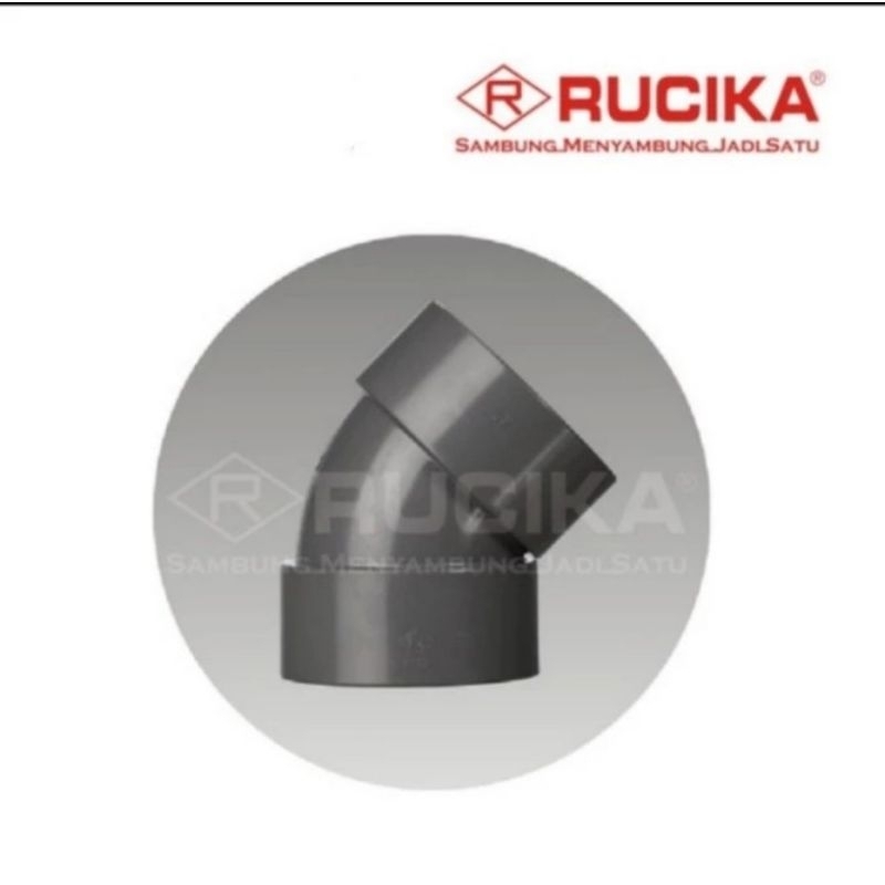KNIE / ELBOW 45° RUCIKA D 3"INCH-4"INCH