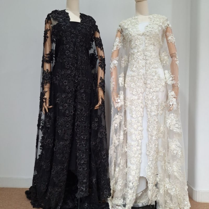 Tulle bordir payet | Tulle payet premium | Tulle payet mutiara -ISTANAKAEN