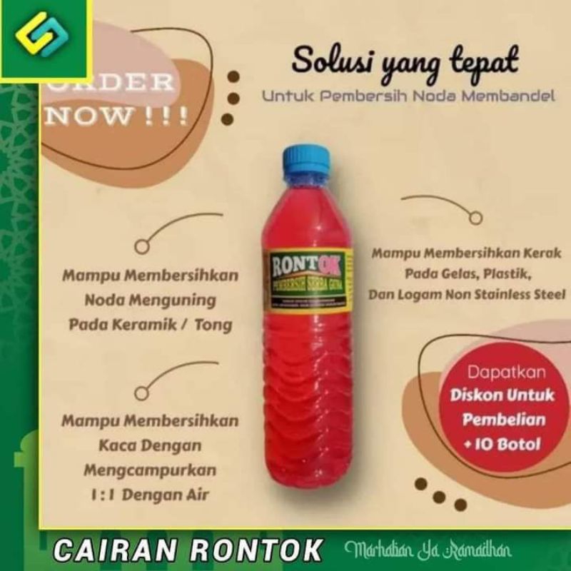 RONTOK PEMBERSIH KAMAR MANDI