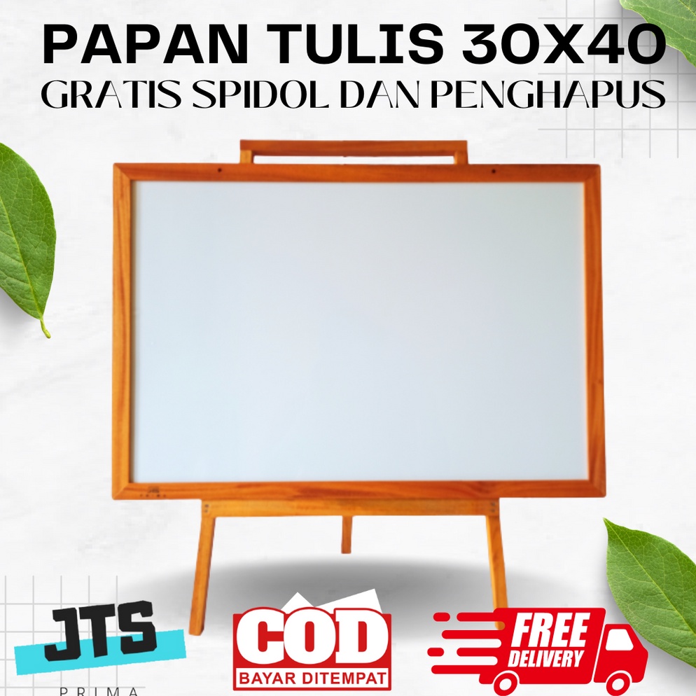 

[✦D54/] 1 Set Papan Tulis / White Board Ukuran 30X40 ( SPIDOL & PENGHAPUS) Discount