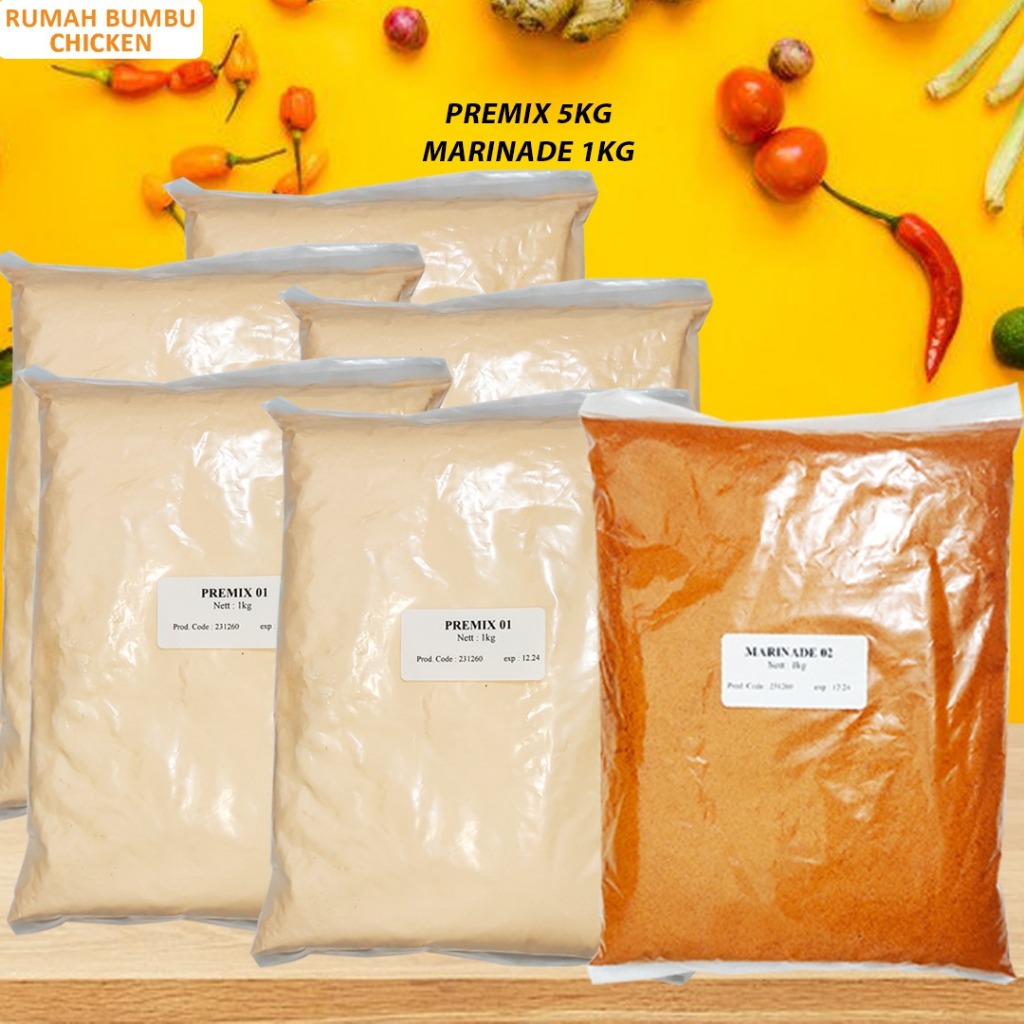 

Paket Premix 5 Kg dan Marinade 1 Kg