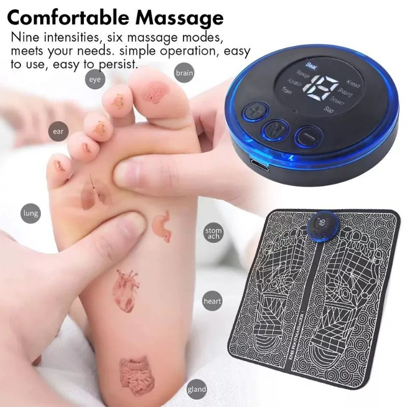 Alat Pijat Terapi Refleksi Kaki Elektrik Alat Pijat Refleksi Kaki Elektrik Akupuntur Kaki EMS Foot Massage