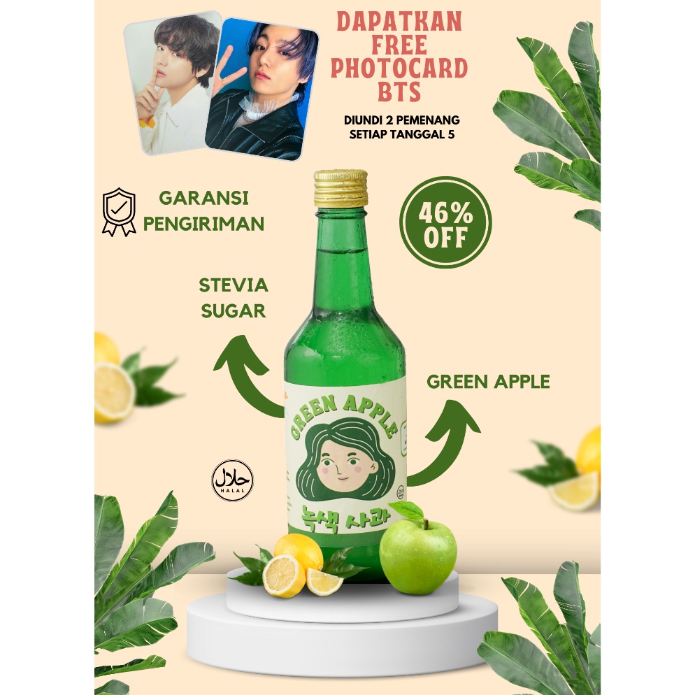 

[♦T68@] MOCOMILK Mojiso Moji-chu Korean Sparkling Water Soju Halal Non [150]