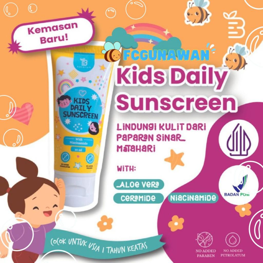 Sunscreen Kids BESERUM SPF35 / Sunscreen Anak / Sunblock Anak / Sunblock kids