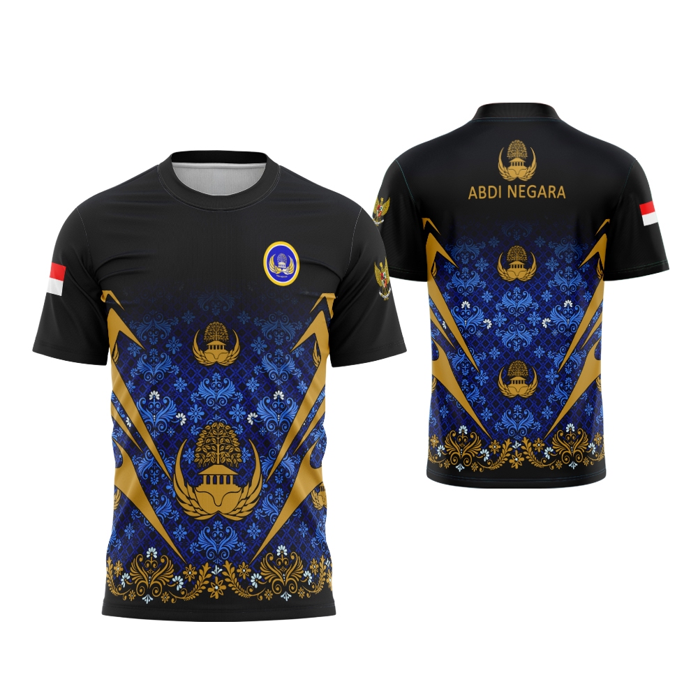Kaos Jersey Korpri Pria / Baju Seragam PNS Terbaru / Baju Jersey Korpri Fullprinting