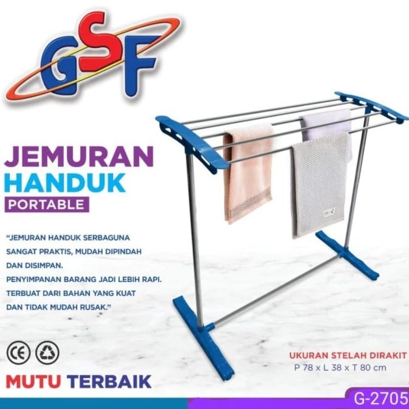 Rak handuk serbaguna GSF 2705/ Jemuran handuk serbaguna GSF 2705