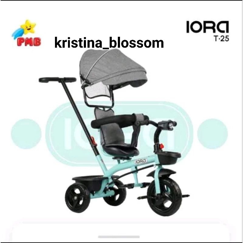 Sepeda roda tiga balita Iora T25 T11 T22 dorongan pengaman