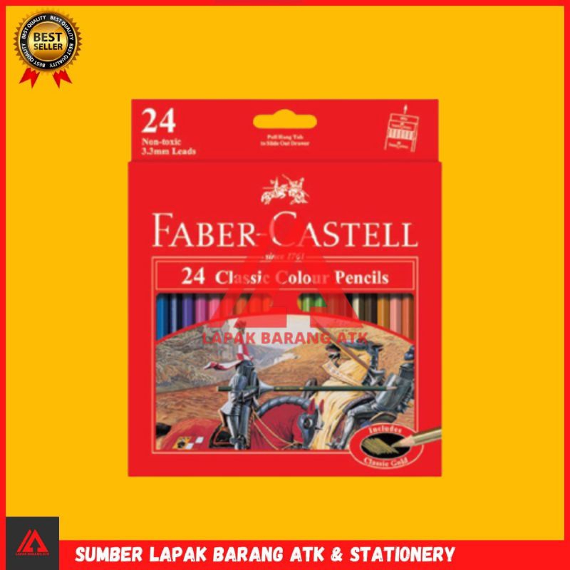 

Pensil Warna Faber-Castell isi 24 Classic Colour