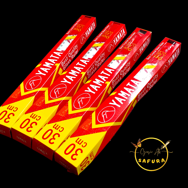 

penggaris 30 cm mika plastik mistar 1 lusin garisan