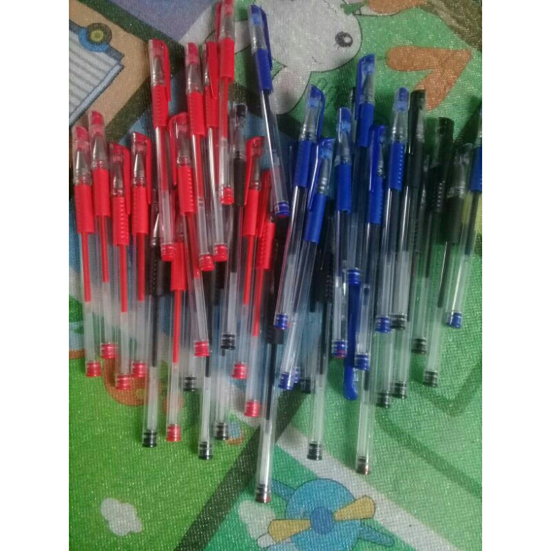 

pulpen gel 0.55mm standard (pulpen isi 5pcs)(refil isi 12pcs)