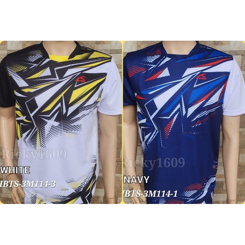 BAJU BADMINTON HUNDRED HBTS-3M114 - JERSEY HUNDRED HBTS-3M 114  - ORIGINAL HUNDRED