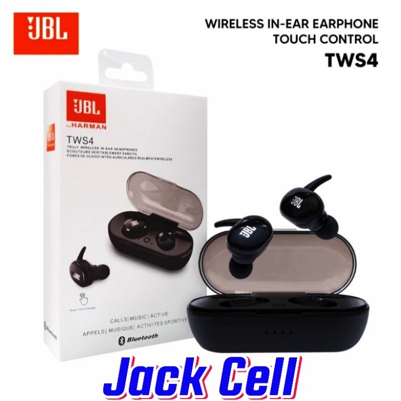 Headset Bluetooth Tws 4 JBL, FULL BASS