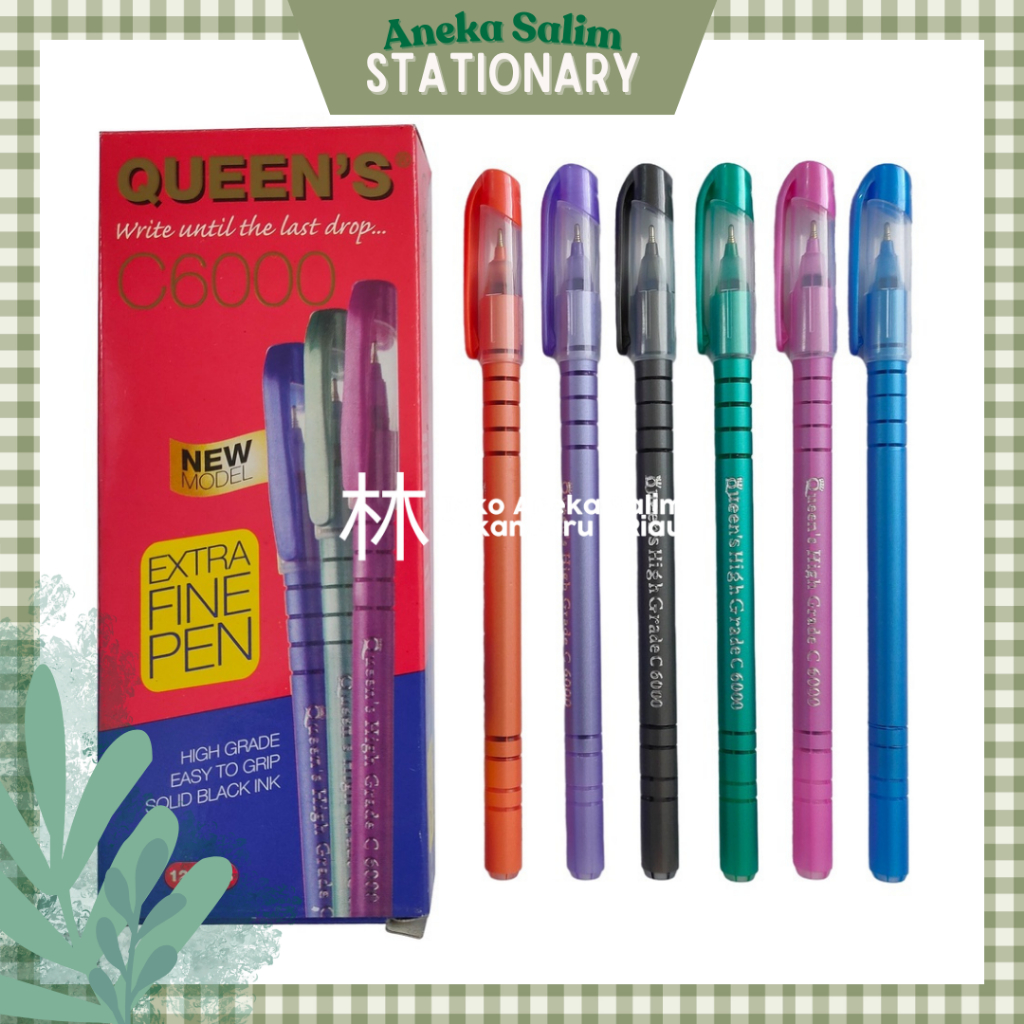 

Anekasalim - Pena / Pulpen Faster Queen C6000