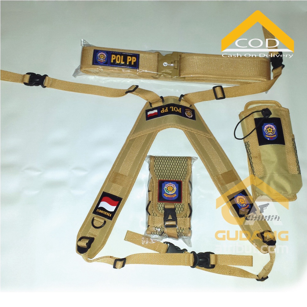 Terbaru dan terlaris Kopel Set Satpol PP / Kopel Set Pol PP / Kopel Sat Satpol PP / 