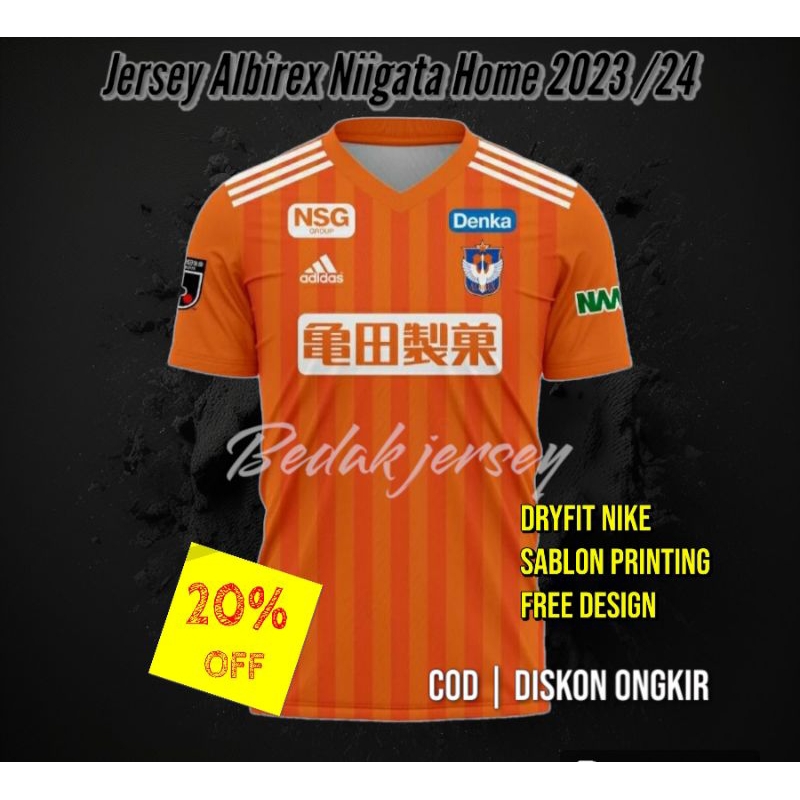 Jersey Albirex Niigata Full Printing Free Nameset