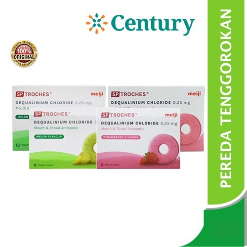 Meiji SP Troches / Tenggorokan / Tablet Hisap/Meiji/Permen Tenggorokan/Radang Tenggorokan/Permen Rad