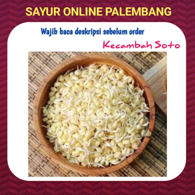 

Toge Kecambah Soto - Sayur Online Palembang