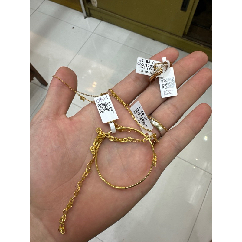 Cincin, Gelang, Kalung, Anting Emas