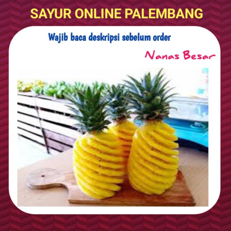 

Buah Nanas Besar Kupas Per Pcs - Toko Sayur Sayuran Segar Online Palembang