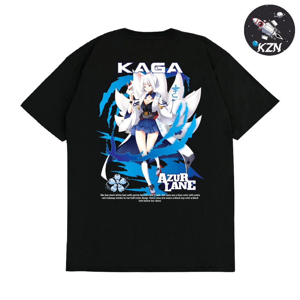 Baju Kaos Anime Azur Lane Kaga - Kaga Azur lane