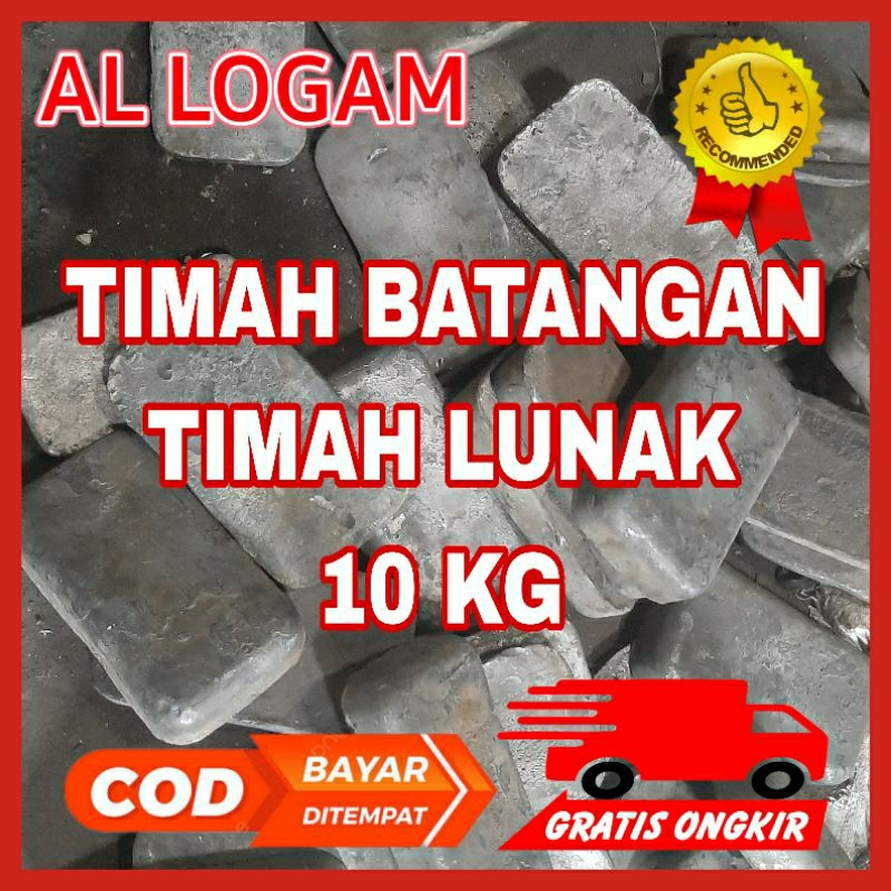 TIMAH BATANGAN TIMAH LUNAK 10 KG