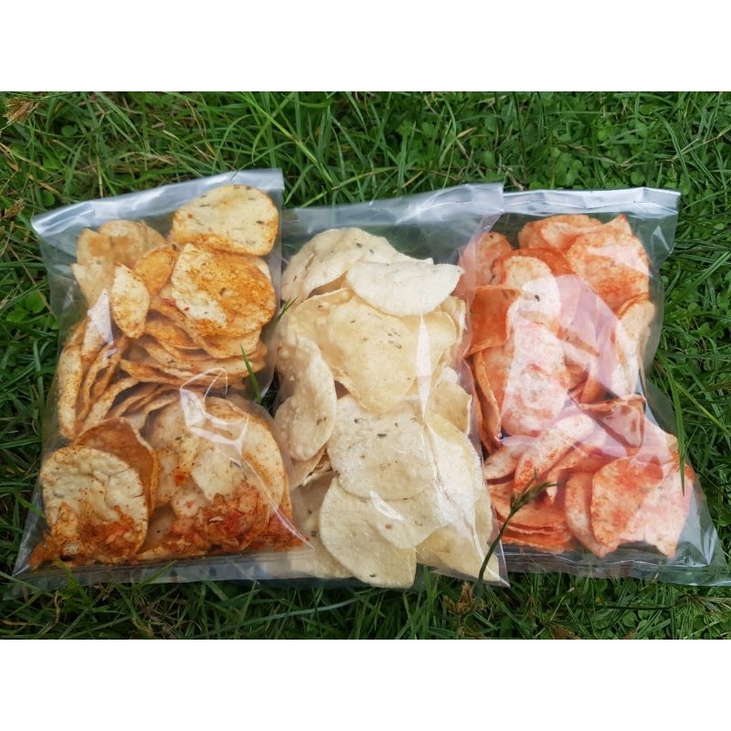 

keripik Opak Koin khas Wonosobo