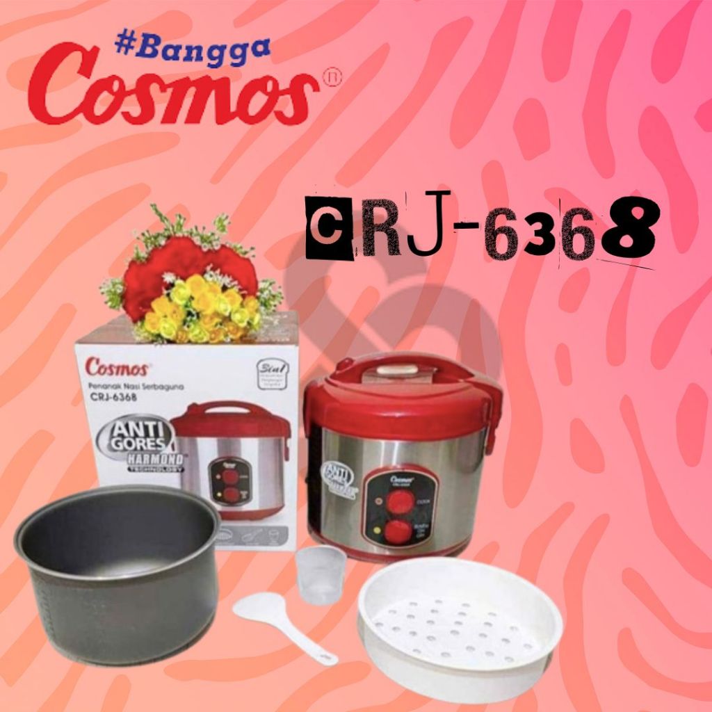 Cosmos Rice Cooker Magic Com CRJ-6368 CRJ6368
